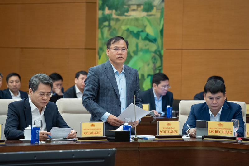 Thượng tướng Nguyễn Văn Long - Thứ trưởng Bộ Công an phát biểu.