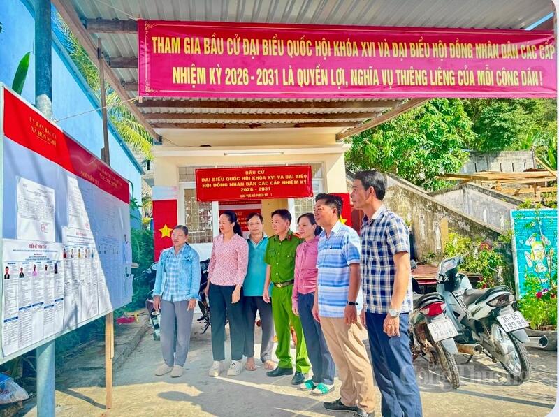 Theo thống kê, toàn xã Hòn Nghệ có 1.790 cử tri tham gia bầu đại biểu Quốc hội