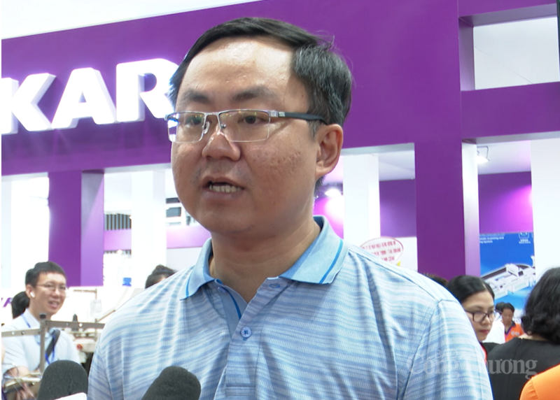 Ông Đặng Duy Quang, Giám đốc Nhà máy Quốc tế Phong Phú - Chi nhánh Long An.