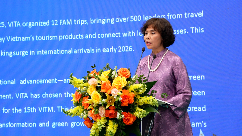 Bà Cao Thị Ngọc Lan - Phó Chủ tịch Thường trực Hiệp hội Du lịch Việt Nam cho rằng: “Hội chợ Du lịch Quốc tế Việt Nam - VITM lần thứ 15 nhằm tạo ra những giá trị mới cho ngành Du lịch, lan tỏa xu hướng phát triển du lịch trong bối cảnh mới, khi chuyển đổi số và tăng trưởng xanh đang trở thành hai động lực quan trọng trong phát triển kinh tế Việt Nam“.
