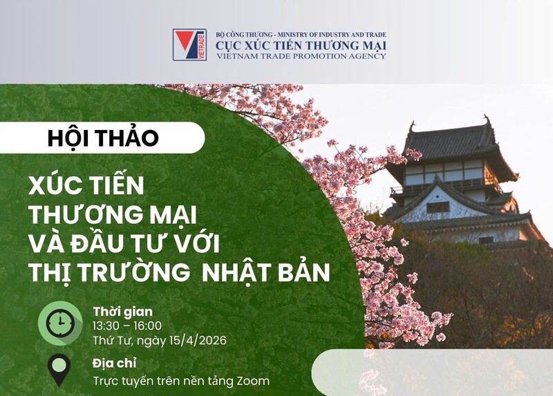 Sắp diễn ra Hội thảo Xúc tiến thương mại và đầu tư với thị trường Nhật Bản  - 1