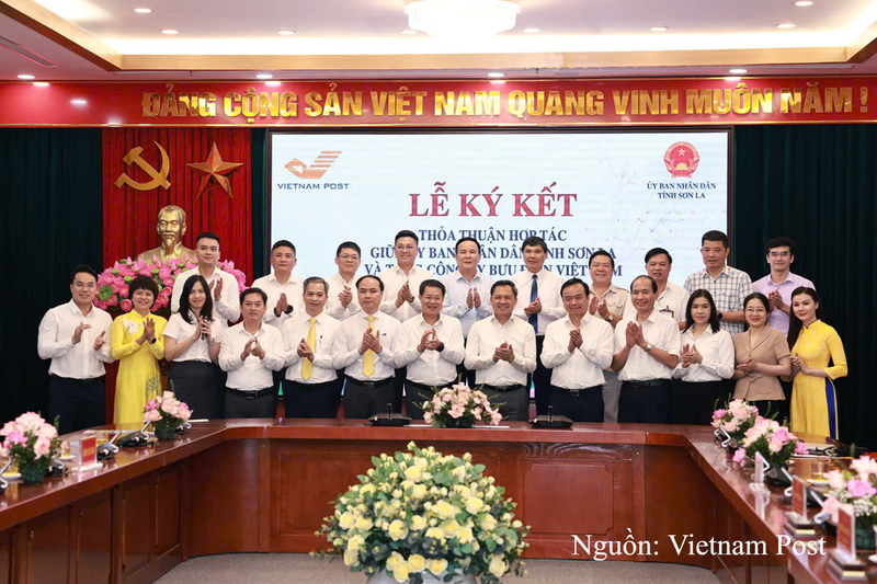 UBND tỉnh Sơn La và Tổng công ty Bưu điện Việt Nam (Vietnam Post) đã ký kết Thỏa thuận hợp tác giai đoạn 2026-2030