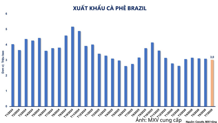 Xuất khẩu cà phê Brazil