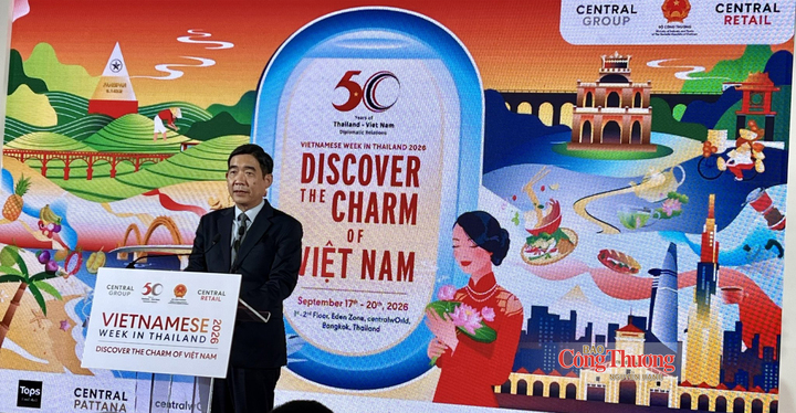 Ông Phạm Việt Hùng, Đặc mệnh toàn quyền Việt Nam tại Thái Lan phát biểu tại sự kiện.