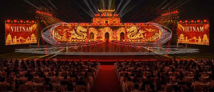 Phối cảnh sân khấu tại Hoàng thành Thăng Long. ht-1.jpg