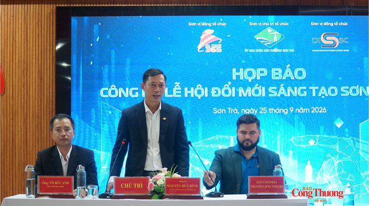 UBND phường Sơn Trà vừa tổ chức họp báo thông tin về Lễ hội Đổi mới Sáng tạo Sơn Trà trong 2 ngày 3/10 và 4/10