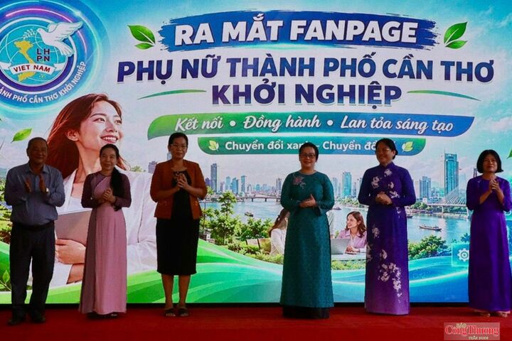 Hội LHPN TP. Cần Thơ tổ chức ra mắt trang Fanpage phụ nữ khởi nghiệp.