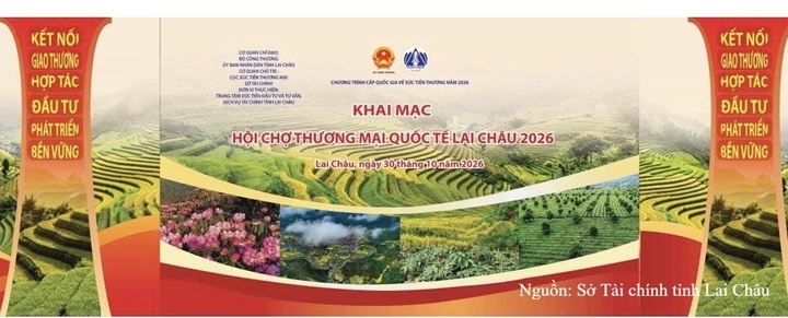 Hội chợ Thương mại quốc tế Lai Châu năm 2026 diễn ra từ ngày 30/10 đến ngày 4/11/2026, được kỳ vọng trở thành cầu nối quan trọng giữa doanh nghiệp với đối tác trong nước và quốc tế.